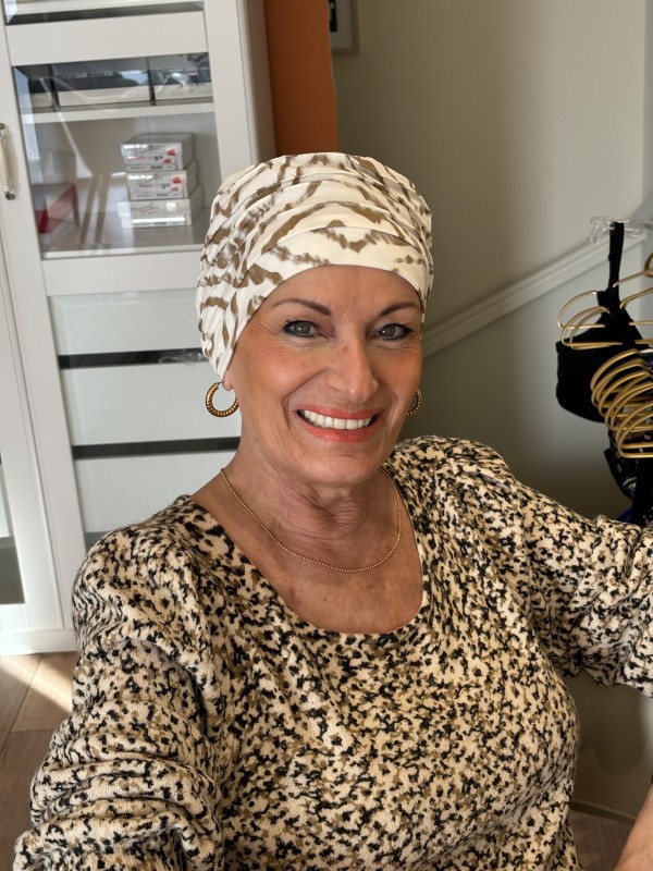  Turban chimio, bandeau chimio en bambou, pour chute de cheveux à la ciotat proche de Marseille 